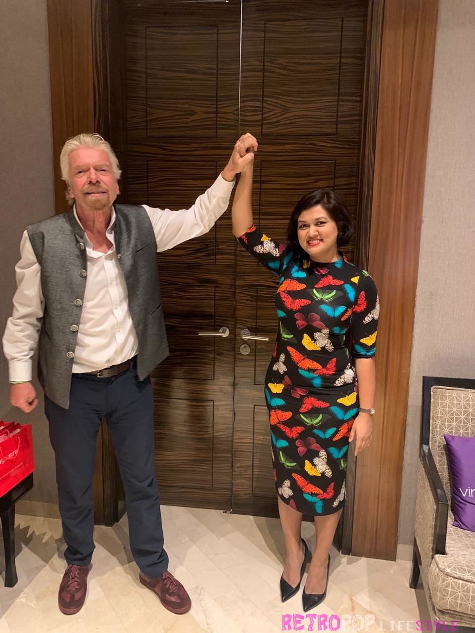 Sir Richard Branson Meets Devita Saraf