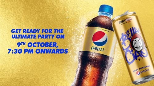 Pepsi X Money Heist Virtual Party
