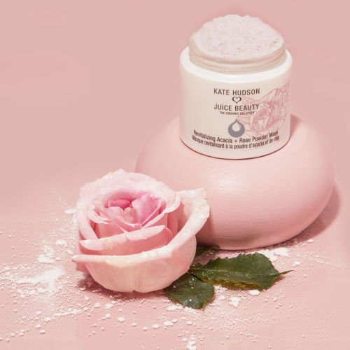 Kate Hudson Juice Beauty Revitalizing Acacia + Rose Powder Mask Retropoplifestyle